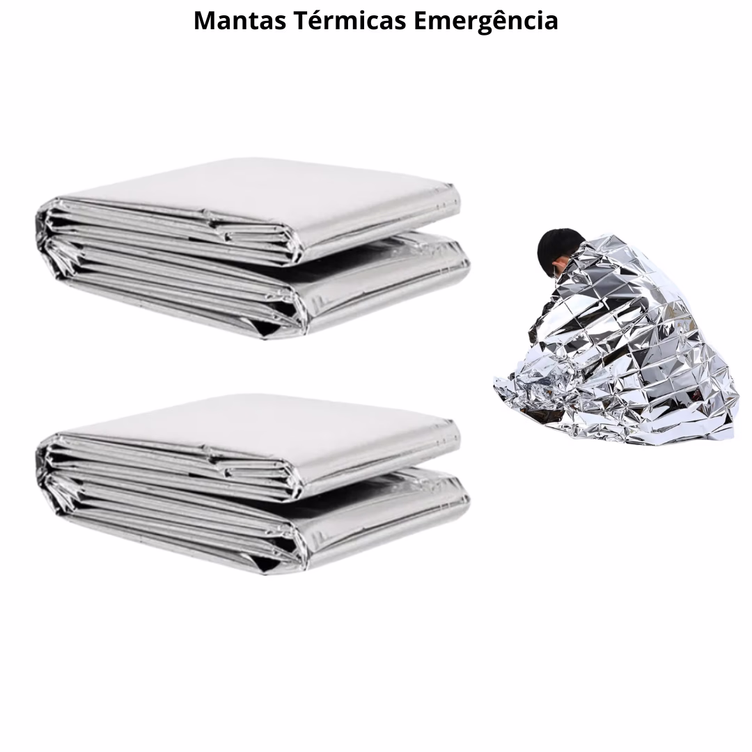 19. 2 Mantas Térmicas Emergência