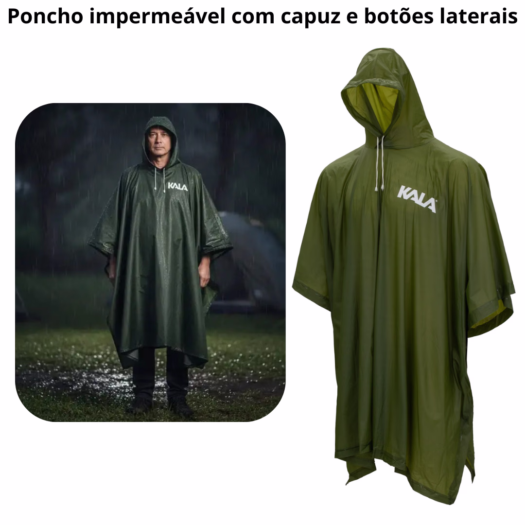 6. Poncho impermeável Kala